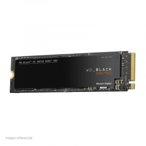 UNIDAD EN ESTADO SOLIDO WESTERN DIGITAL WD BLACK SN750 NVME, 500GB, PCIE GEN3, M.2 2280